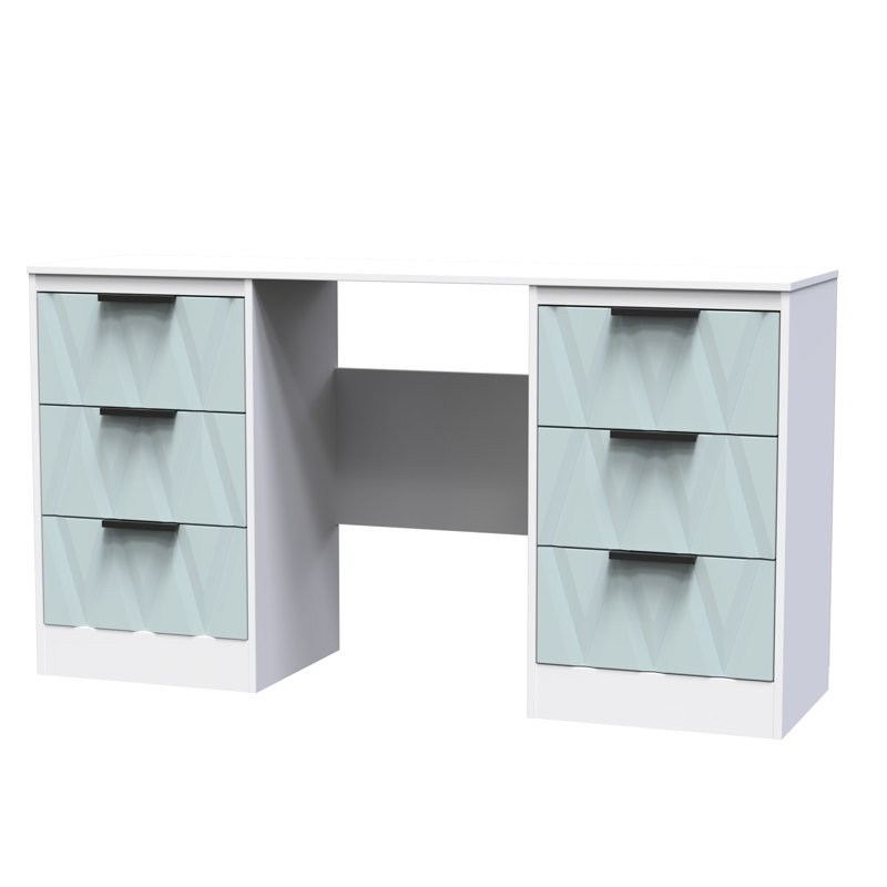 Besmir Dressing Table, Duck/White