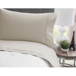 Ensemble de draps 100% coton 90 fils Tone on Tone