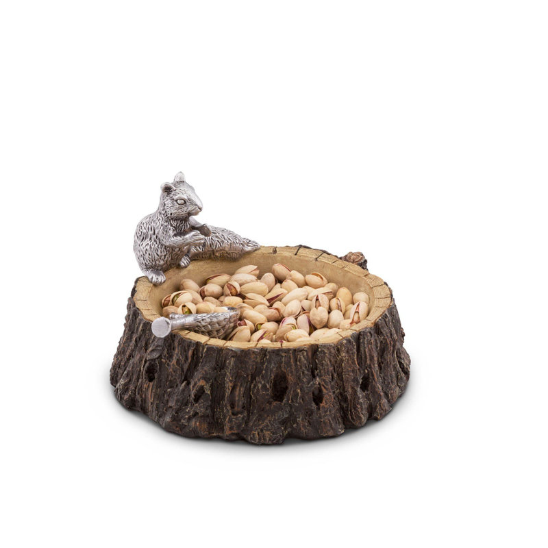 Arthur Court Designs Wood Candy Bowl
