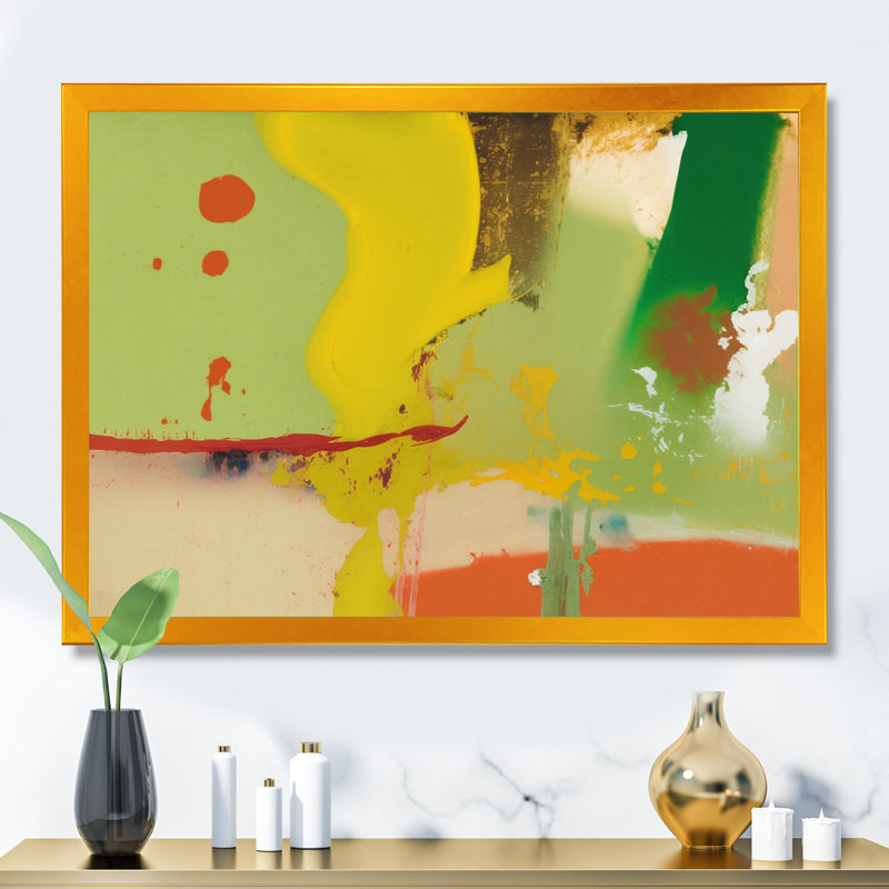 «Mousse espagnole», reproduction d'art sur toile, H 12 po x l 20 po x P 1 po, Impression dorée sur toile encadrée