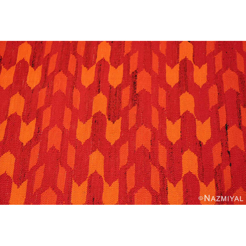 Scandinavian One-of-a-Kind Rectangle 9'9" X 12'10" Flatweave Area Rug