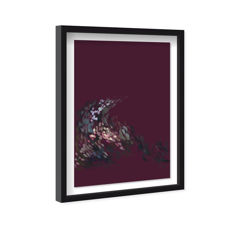 A Spring Wave Print by Oliver Gal, 11.5"H x 16.5"W, Black Shadowbox