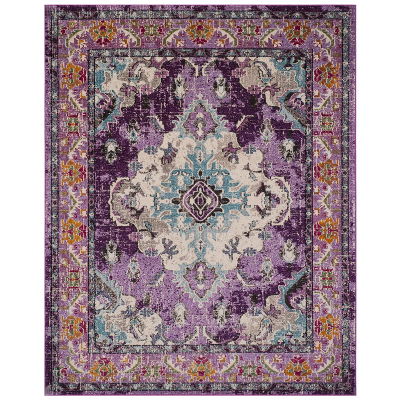 Almyra Oriental Area Rug, Rectangle 10' x 14', Orange