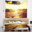 Tapisserie bord de mer jaune tropical-28509417