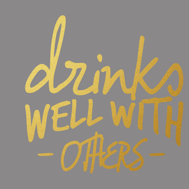 Non-Wall Damaging Wall Decal, Gold