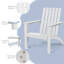 Chaise Adirondack en bois massif Garberville-708559968