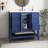 36" Single Sink Freestanding Bathroom Vanity with Ceramic Sink-2033019550