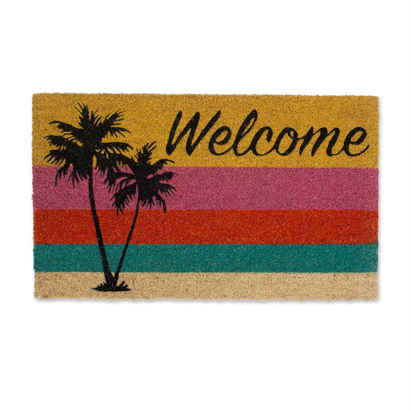 Wattson Non-Slip Striped Outdoor Doormat