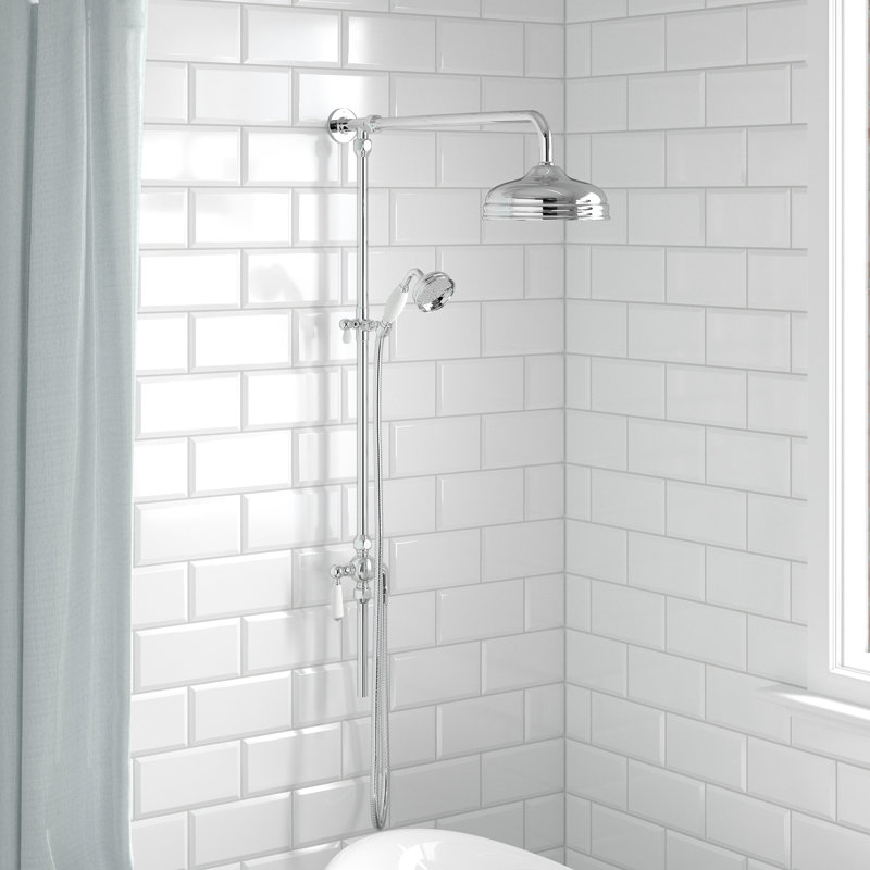 Dual Shower Head with No