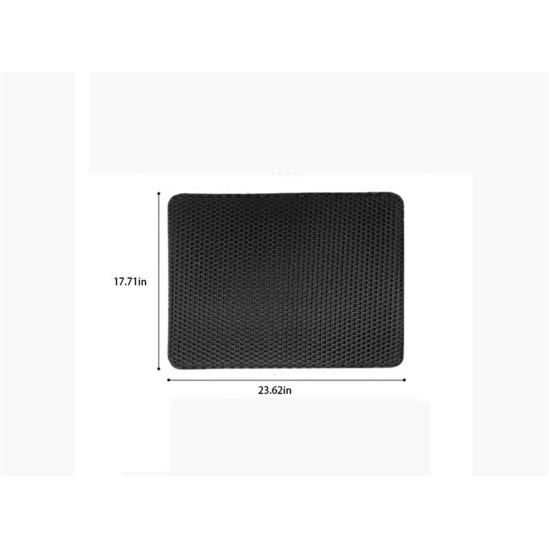 Tapis de fumier à double couche, H 0,11 po x l 23,62 po x P 17,71 po
