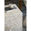 Tabouret 14 "x 14" x 18 "Capiz