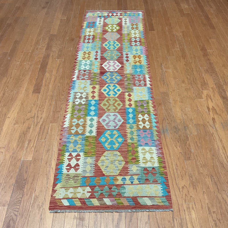  Handmade Kilim Wool Runner