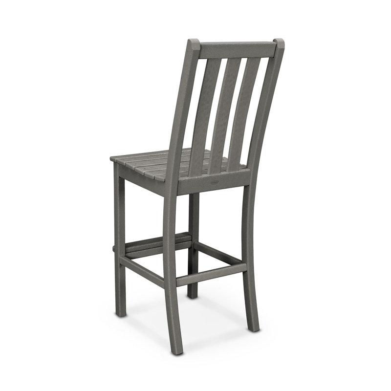 Chaise d'appoint de bar POLYWOOD Vineyard, Gris ardoise
