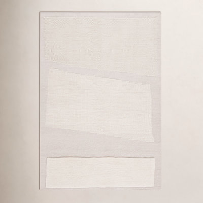 Mullen Ivory Flatweave Wool Rug