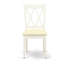 Ensemble de mobilier de salle à manger 5 pièces comprenant une table de cuisine carrée et 4 chaises en lin, blanc lin-1126533468