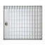 Bac de douche 60 po x 30 po à surface solide, drain à droite, base à seuil simple avec ensemble de drain et couvercle