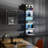 5-Tier Floating Wall Shelf with Bulit-in RGB Lights-653135037
