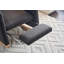 Chaise berçante en coton et lin avec repose-pieds réglable-1124969749