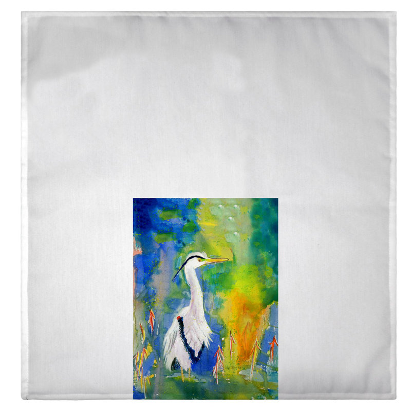 Serviette à main héron Borger