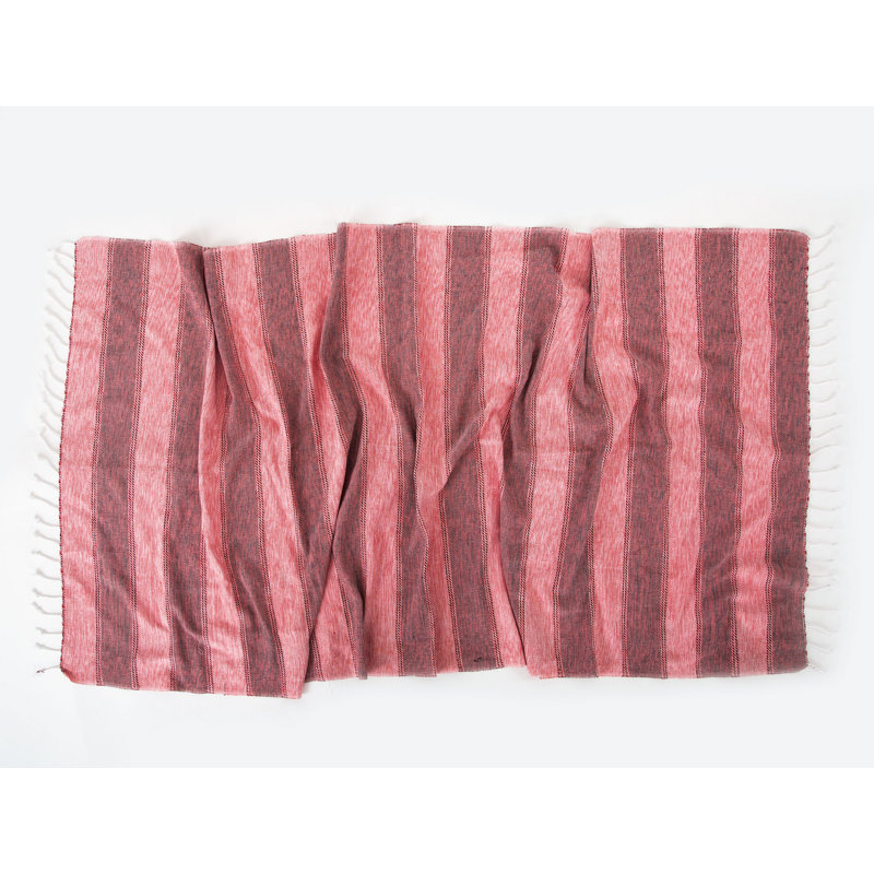 Serviette de plage 100% coton Gudino, Rouge