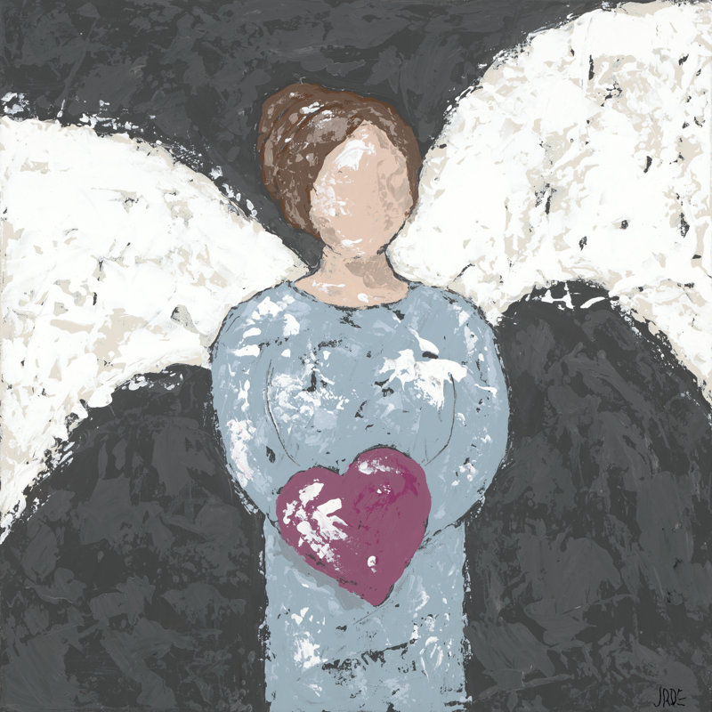 Eternal II by Jade Reynolds - Wrapped Canvas Painting, 30cm H x 30cm W