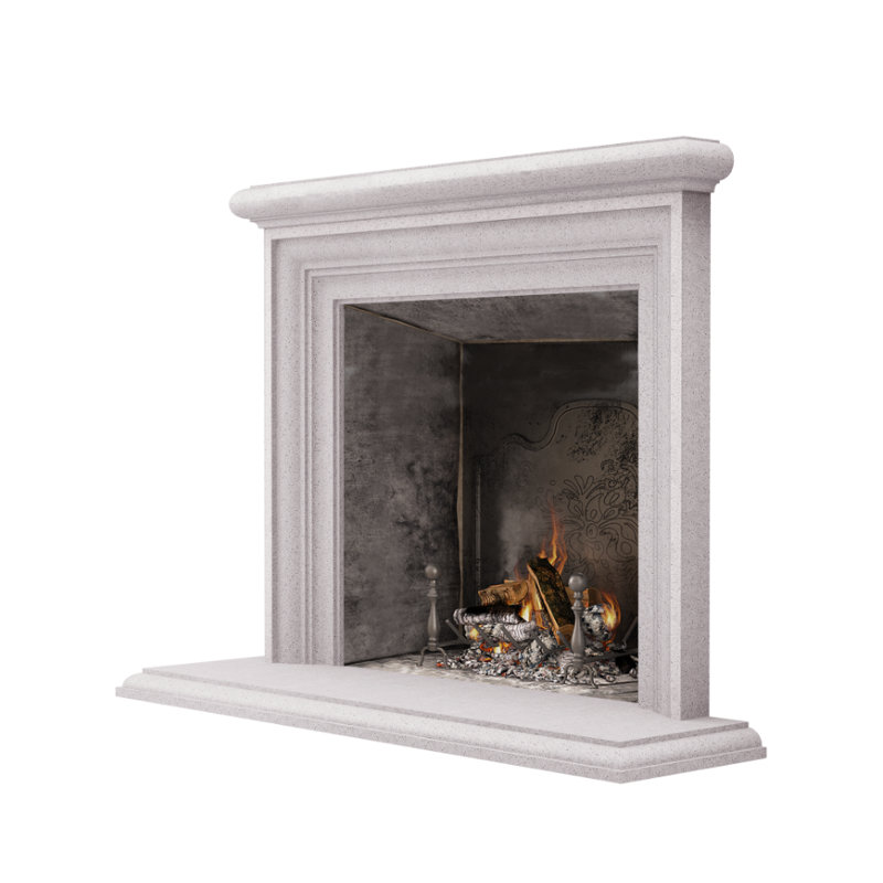 Sonoma Fireplace Surround, Acid Wash Gray