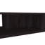 Table basse Vassel, pieds en épingle à cheveux, deux tablettes - espresso-1705158098