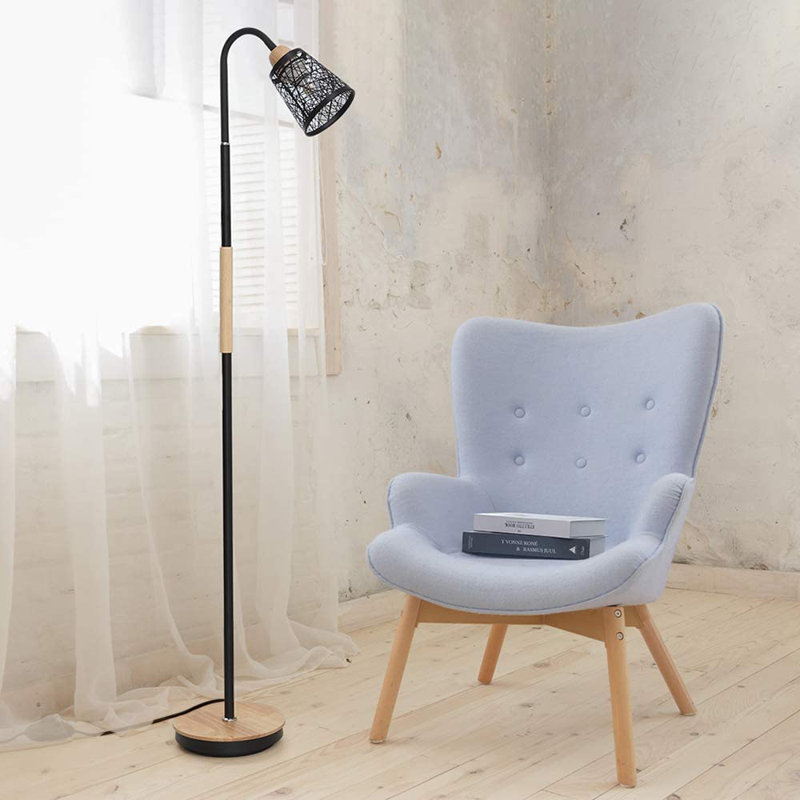 Seho 54'' Satin Arched Floor Lamp