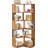 Industrial‑Style 90° Right‑Angle Freestanding Corner Book Shelf, 6‑Tier Storage Rack, Anti‑Drop Panels, Heavy‑Duty 60LB‑Capacity Shelves for Living Room Bedroom Office-1768785912