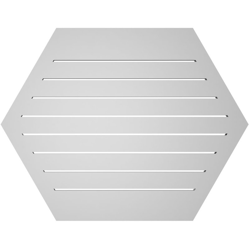 Évent horizontal fonctionnel à pignon en uréthane à surface horizontale Signature, H 28 po x l 36 po x P 2 po