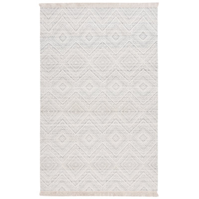 Kondrad Flatweave Wool And Cotton Geometric Rug