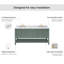 Magnolia Bath Vanity Rectangular Basin S073DCWRV-5488605-12012063