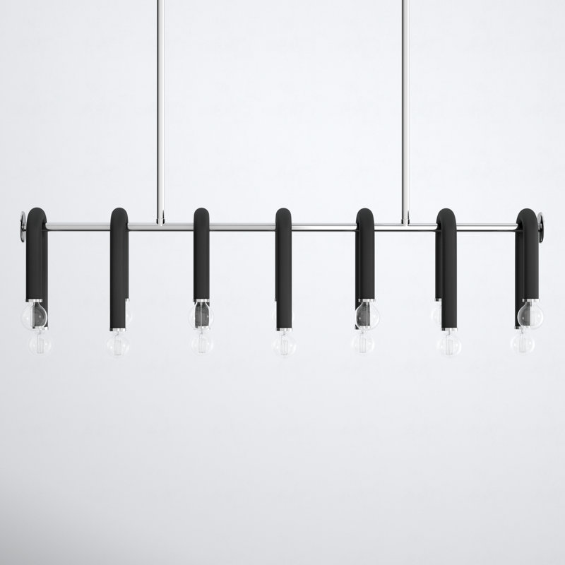 Rhea 14 - Light Kitchen Island Pendant, Polished Nickel