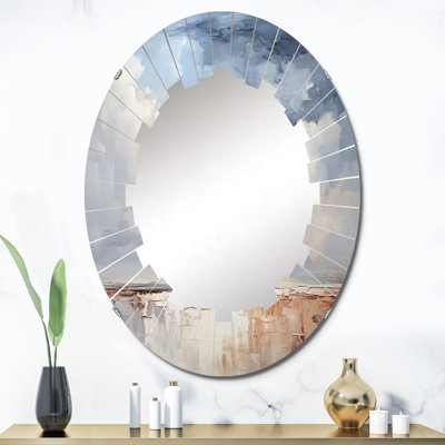Miroir mural Beyman - Paysages ovale