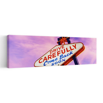 Sign, Las Vegas Nevada, Colorful Contemporary Wall Art