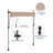 Manual Retractable Patio Awning, Adjustable Height, UV Protection, Weather-Resistant Outdoor Sunshade Shelter-125512227