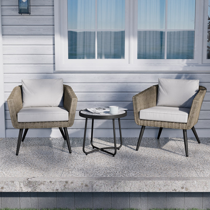 2- Person Seating Group with Cushions