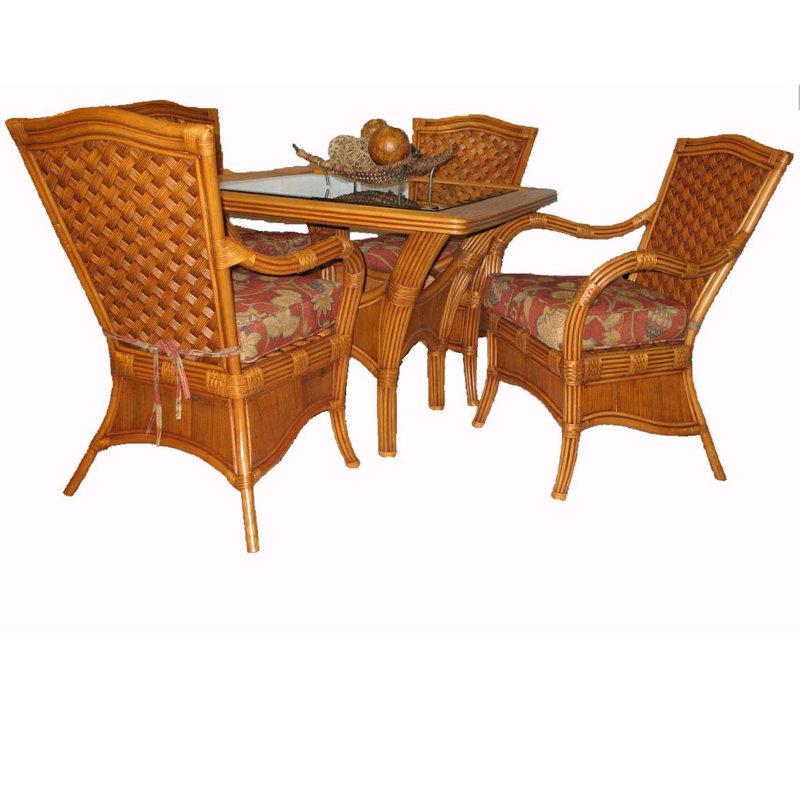 Kingston Reef Glass Top Dining Table