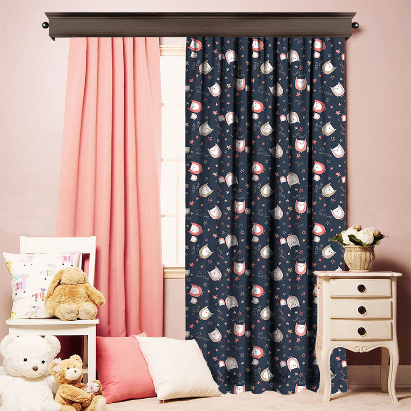 Rideau en polyester Hulbert