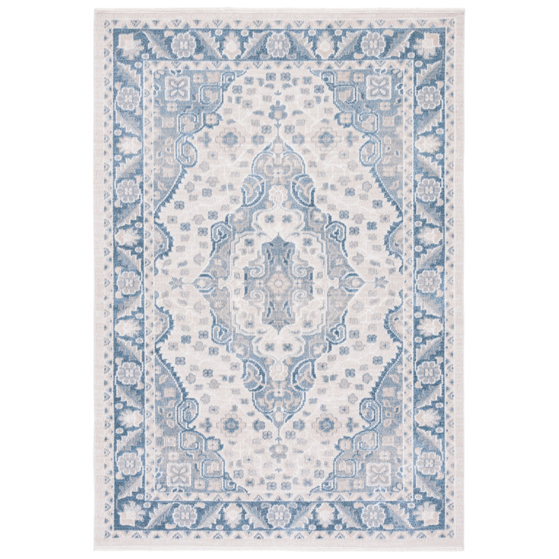 Tapis beige / gris-gris Humiston 208, Rectangle 8 pi x 10 pi