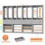 Système d'organisation 112 po avec tiroirs et tablettes-663127446-661880786