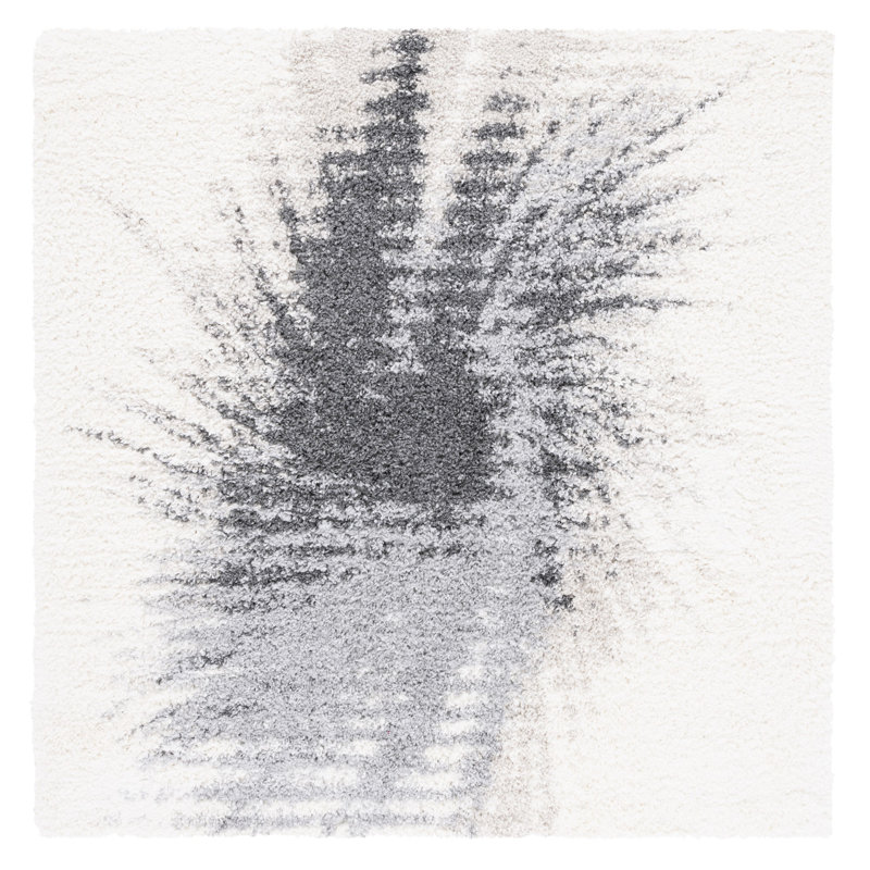 Asuman 800 Performance Abstract Rug, Square 6'7"