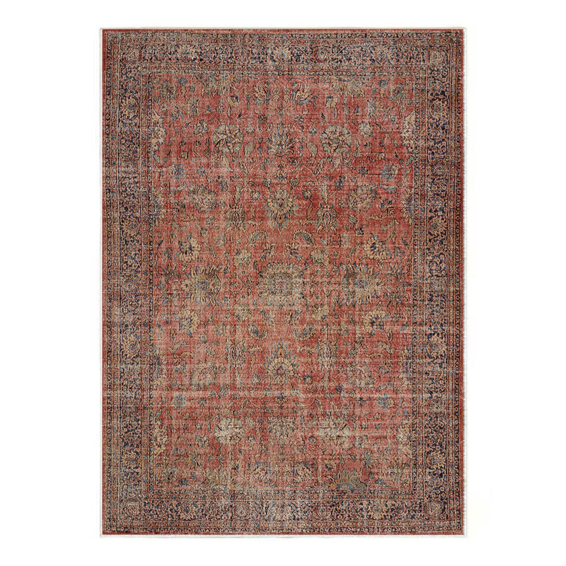 Crafters & Weavers Ushak Collection Area Rug Ultra Soft Washable Rug, Non Slip, Indoor, Stain Resistant Rugs for Living Room Bedroom Vintage Home Decor (9' x 12')