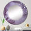Miroir mural moderne mauve et gris à encre de marbre I-386263902