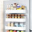 Support à épices magnétique pour porte de réfrigérateur - Organisateur de cuisine à 4 niveaux avec aimants puissants, tablette de rangement peu encombrante pour pots à épices et condiments-1515078837-1515078833