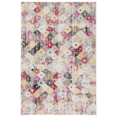 Tapis d'intérieur / extérieur à motif géométrique Estella Performance