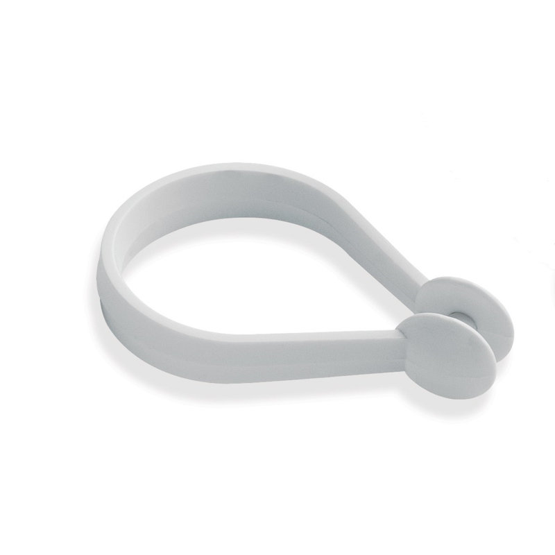 Shower Curtain Rings, White