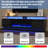 Fireplace TV Stand With LED Lights, Modern Entertainment Center For 80" -100" TV, 70" Wood Media TV Console Storage-1329762749