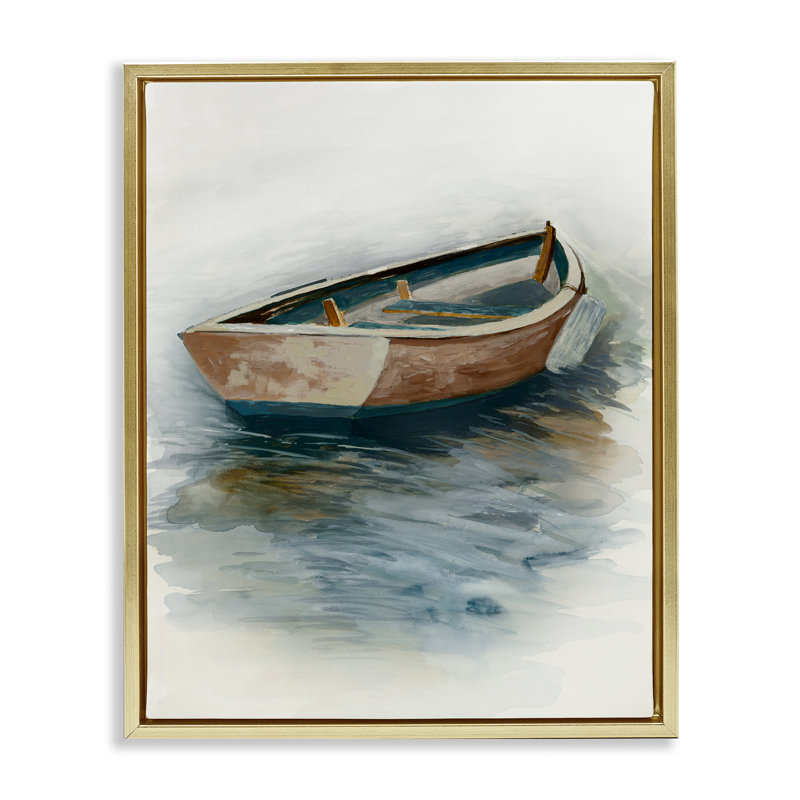 Cadre flottant Sunset, H 31 po x l 25 po, Cadre flottant métallique doré