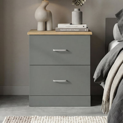 Allyannah 23.6" 2-Drawer Nightstand
